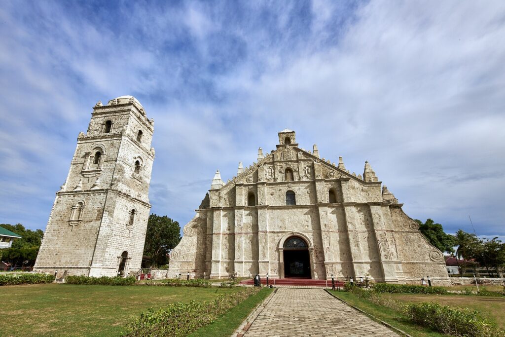 UNESCO-listed Paoay Church with its massive earthquake buttresses