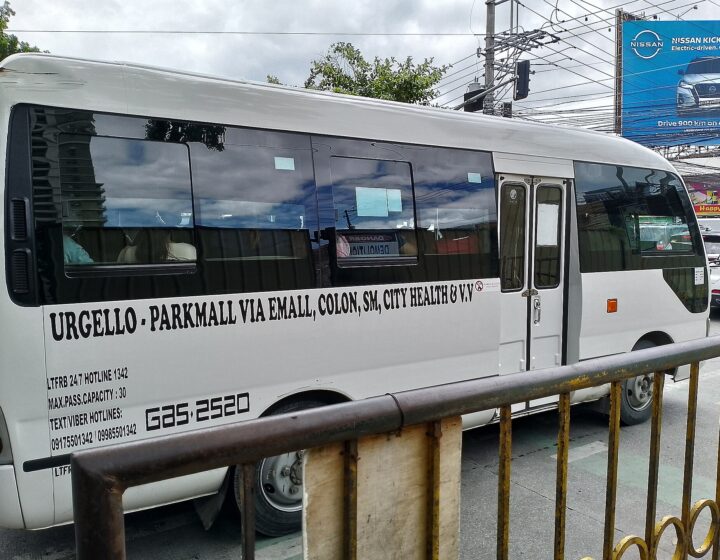 A modern jeepney on a Cebu City street