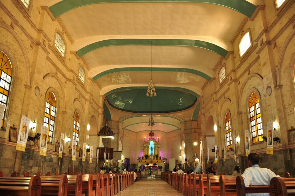 Inside San Fernando Rey Church, Liloan
