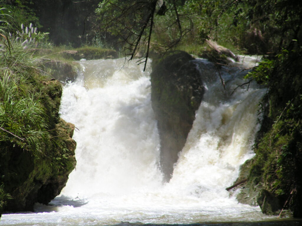Busay Falls, where the river cruise turns around