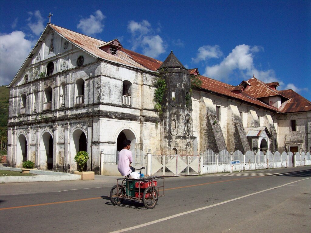 Loboc Church, a stone church beside the river
