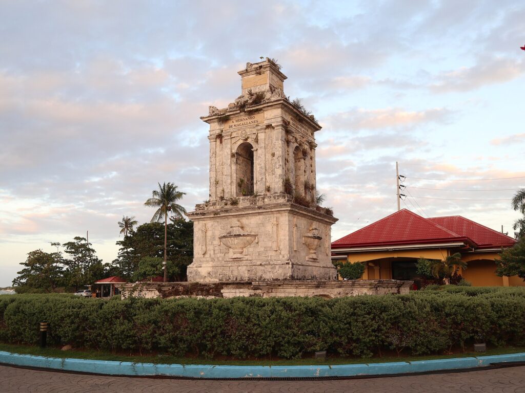 The Magellan Monument in soft late-afternoon light, 2024