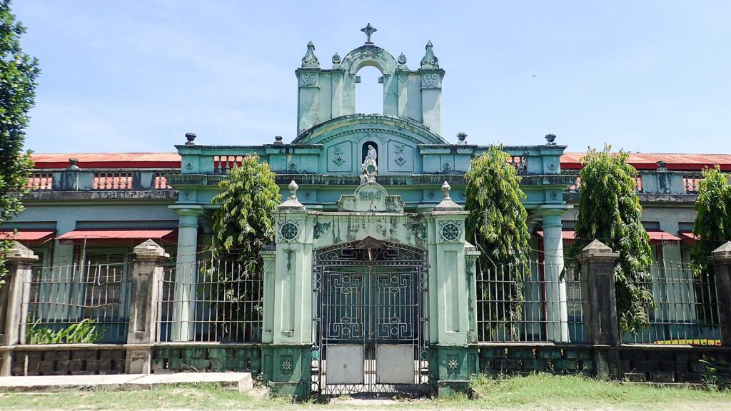 The neoclassical Hospicio de San Jose in Barili