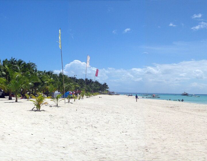 Sugar Beach resort and its white-sand beach in Santa Fe, Bantayan (3546 px wide)