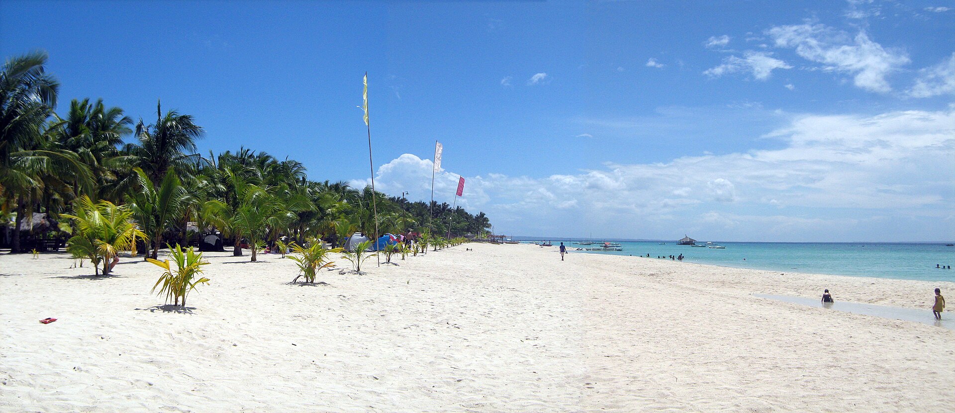 Sugar Beach resort and its white-sand beach in Santa Fe, Bantayan (3546 px wide)