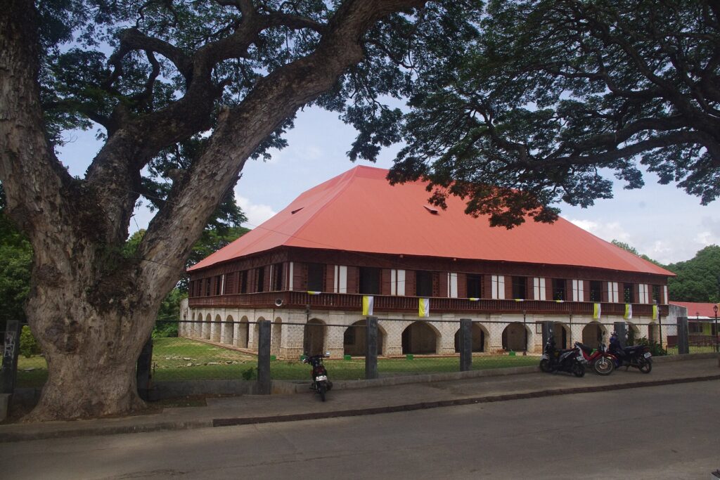 The Lazi Convent (1887-1891) under old acacia trees