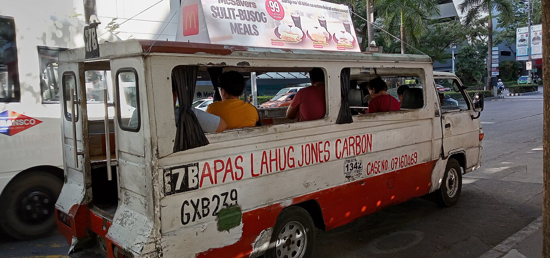 A traditional jeepney in Cebu IT Park, Cebu City